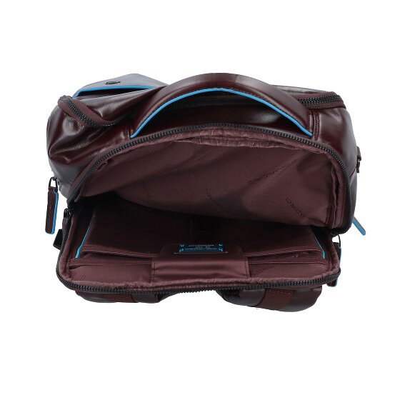 Piquadro Blue Square Revamp Business backpack Leather 37 cm Laptop compartment