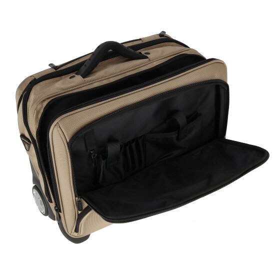 Dermata 2 wheels Wheeled briefcase 41 cm Laptop compartment