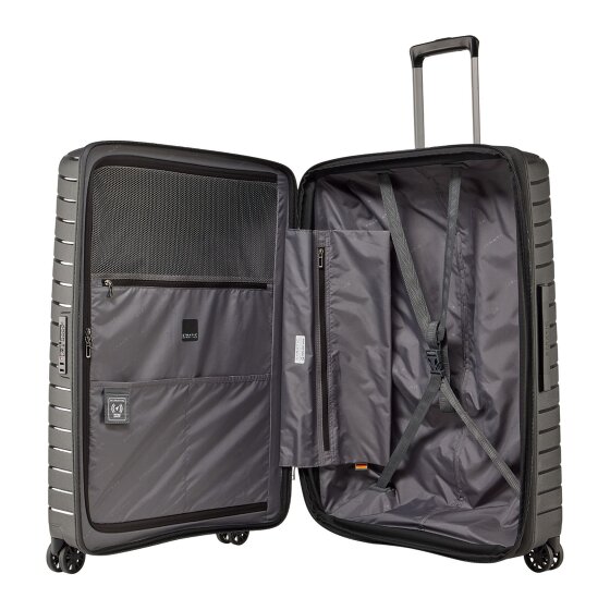 Stratic Novium 4 wheels Trolley L 77 cm Expandable