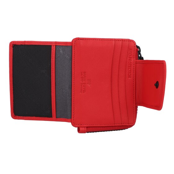 Braun Büffel Capri Credit card case RFID protection Leather 11 cm Braun Büffel Capri Credit card case RFID protection Leather 11 cm