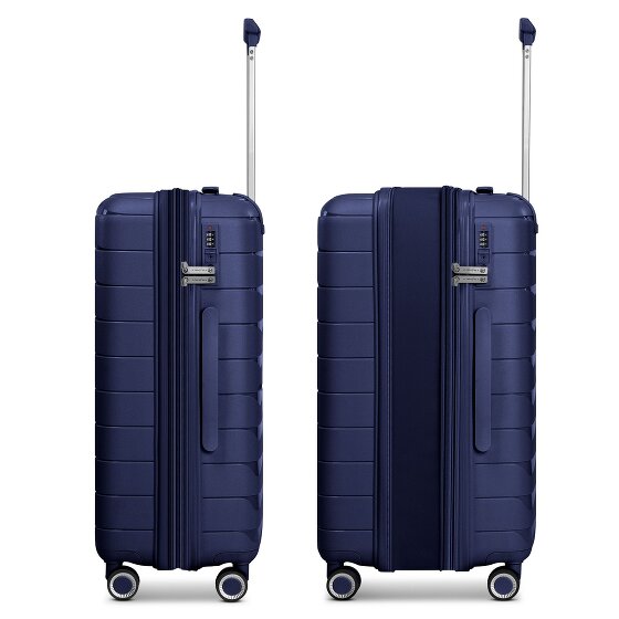 Franky London 4 wheels Suitcase set 3-piece with expansion pleat