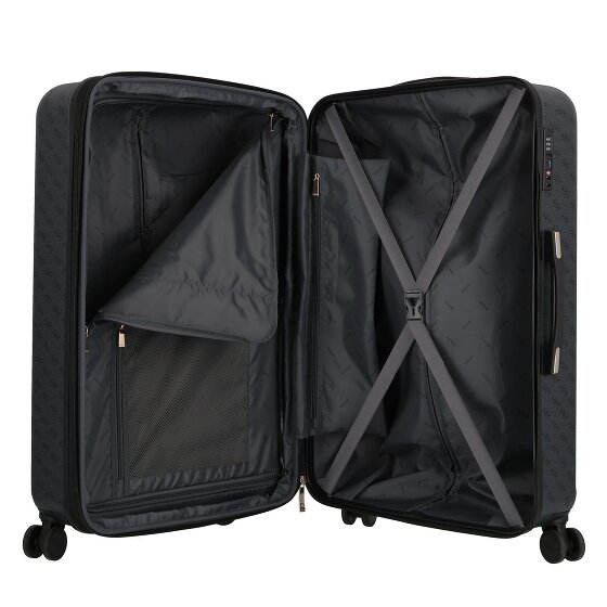 Guess Jesco 4 wheels Trolley 77 cm with expansion pleat