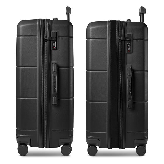 Police London 4 wheels Trolley 74 cm Expandable