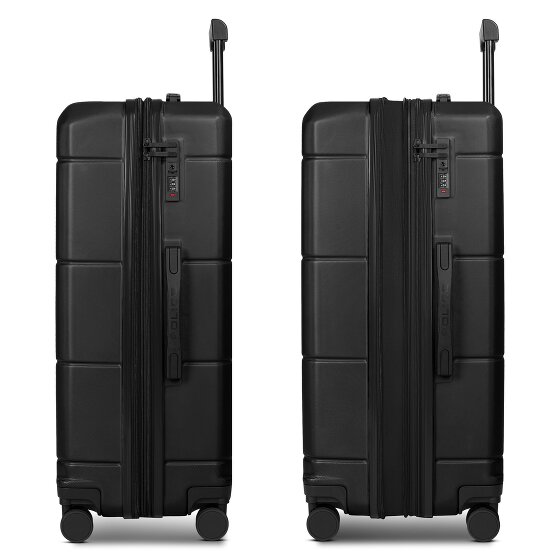 Police London 4 wheels Trolley 74 cm with expansion pleat