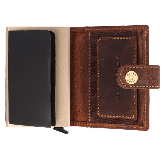 Greenburry Vintage Wallet RFID protection Leather 7.5 cm