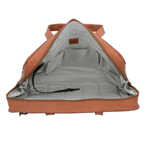 Jost Futura briefcase leather 38 cm laptop compartment
