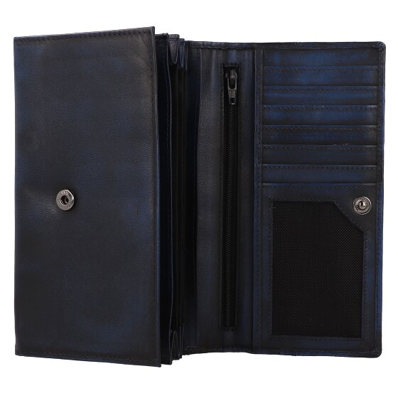 Greenburry Destressed Wallet RFID protection Leather 18.5 cm
