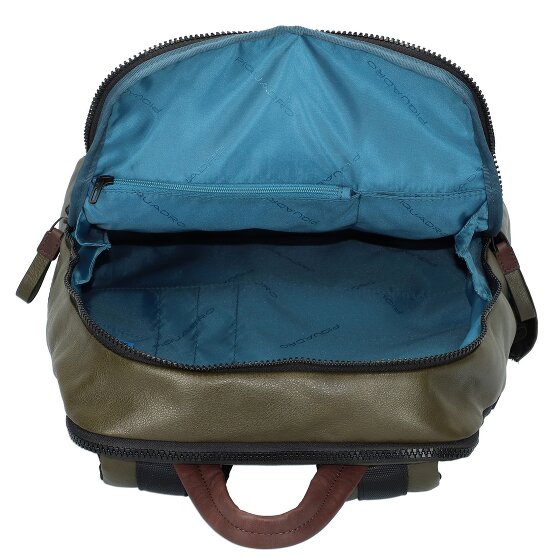 Piquadro Harper backpack RFID leather 40 cm laptop compartment
