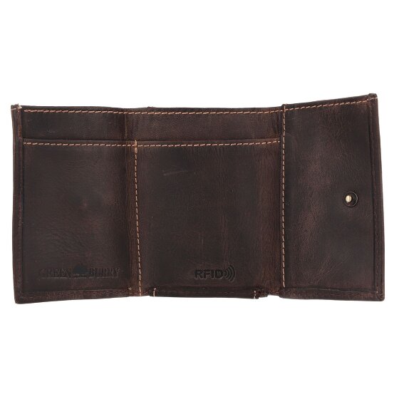 Greenburry Tornado Wallet RFID protection Leather 9.5 cm