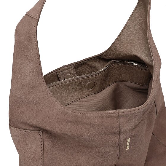 Hey Marly Alltime Lover Suede Shopper Bag L Genuine Leather 46 cm