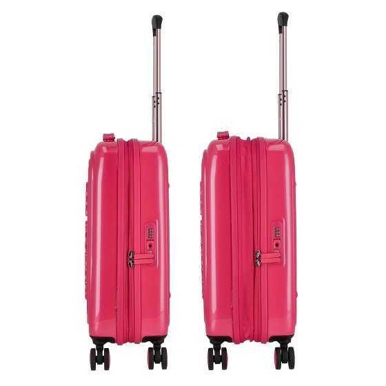 Mandarina Duck Logoduck + Metal 4 wheels Trolley S 55 cm with expansion pleat