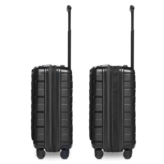 Bergpfeil Travel 4 wheels Cabin trolley 55 cm Laptop compartment with expansion pleat