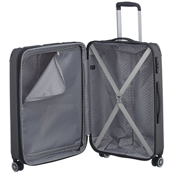 Travelite City 4 roll suitcase set 2pcs.