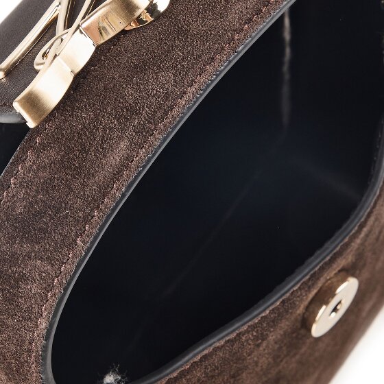 Karl Lagerfeld Signature Mini Bag Handbag Genuine Leather 18 cm