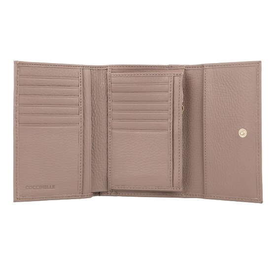 Coccinelle Metallic Soft wallet leather 14 cm