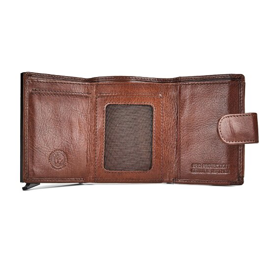 Greenburry Newport Wallet RFID protection Genuine Leather 9.5 cm
