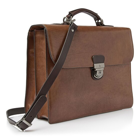 Castelijn & Beerens Rien Briefcase RFID protection Genuine Leather 39.5 cm Laptop compartment