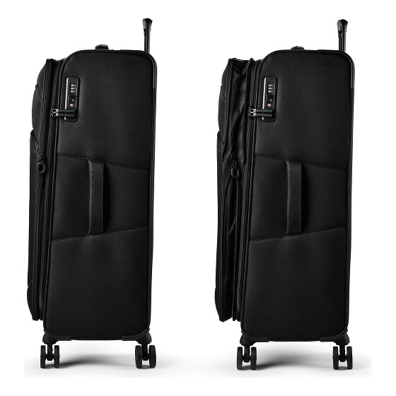 d&n Travel Line 9804 4 wheels Trolley L 78 cm Expandable