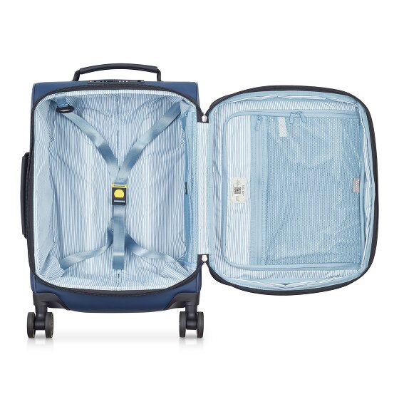Delsey Paris Turenne Soft 4 wheels Cabin trolley 56 cm with expansion pleat