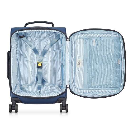 Delsey Paris Turenne Soft 4 wheels Cabin trolley 55 cm with expansion pleat