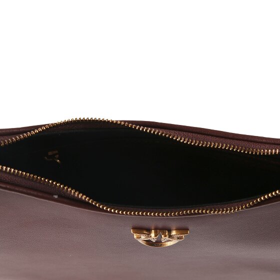 PINKO Half Moon Shoulder Bag Genuine Leather 26 cm