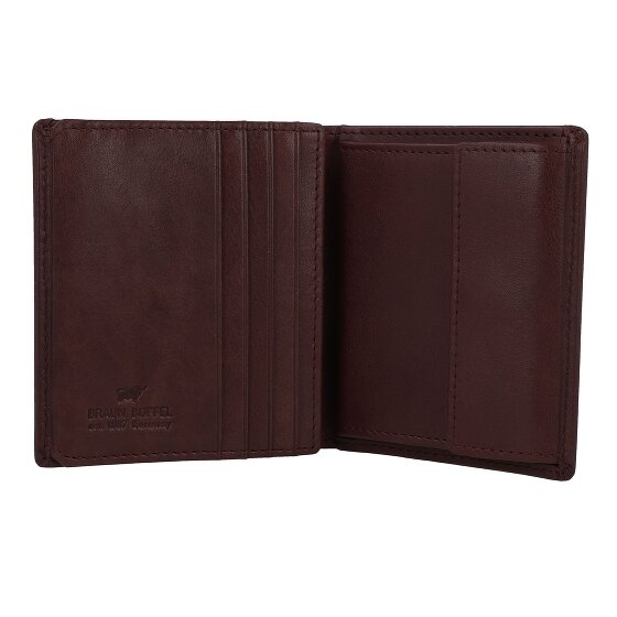 Braun Büffel Arezzo Wallet RFID protection Leather 9.5 cm