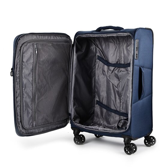 d&n Travel Line 9804 4 wheels Suitcase set 3-piece Expandable
