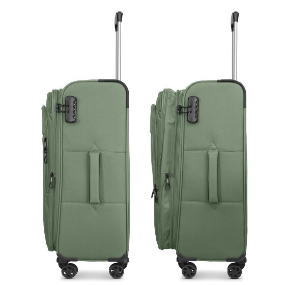 Franky Melbourne 3.0 4-wheel suitcase set, 3-piece, with stretch fold Franky Melbourne 3.0 4-wheel suitcase set, 3-piece, with stretch fold