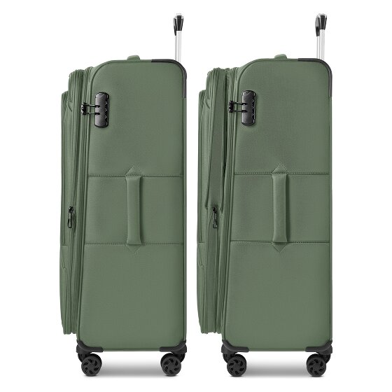 Franky Melbourne 3.0 4-wheel suitcase set, 3-piece, with stretch fold