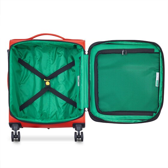 Delsey Paris x Colors Benetton Color Block 4-wheeled cabin trolley 55 cm with expansion fold