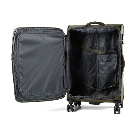d&n Travel Line 9704 4 wheels Suitcase set 3-piece with expansion pleat