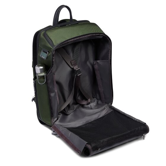 Piquadro Brief travel backpack leather 43 cm laptop compartment