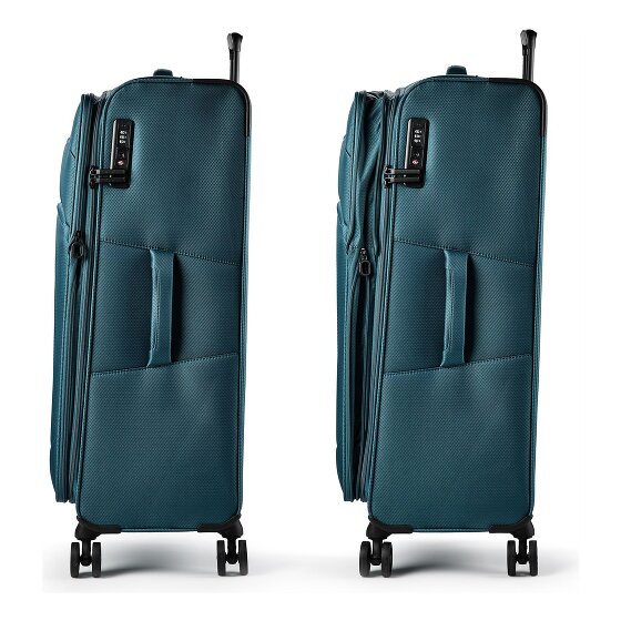 d&n Travel Line 9804 4 wheels Trolley L 78 cm Expandable