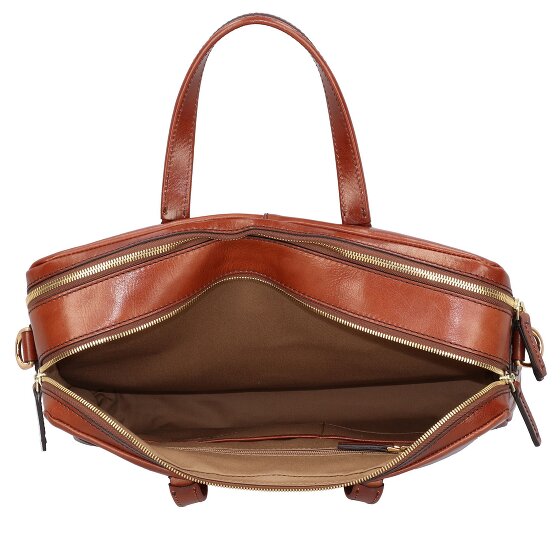 The Bridge Vespucci briefcase leather 41 cm laptop compartment