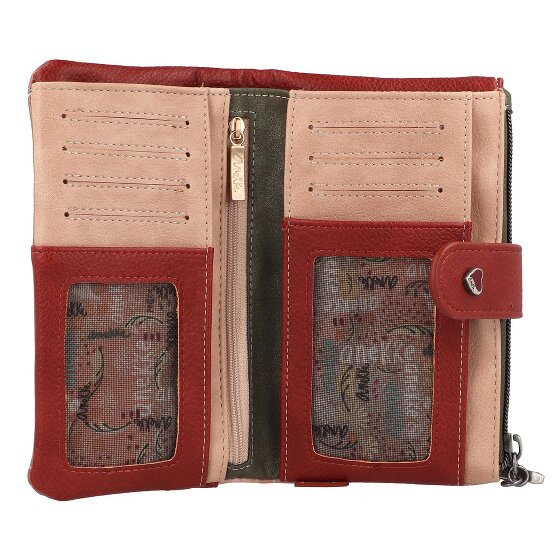 Anekke Peace & Love Wallet RFID protection 17.5 cm
