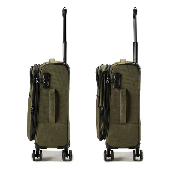 Bugatti Valencia Soft 4 wheels Cabin trolley S 55 cm with expansion pleat Bugatti Valencia Soft 4 wheels Cabin trolley S 55 cm with expansion pleat