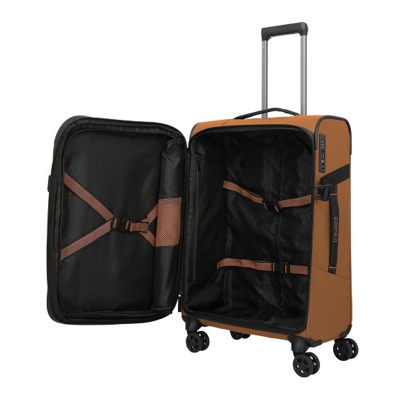 Travelite Briize 4 wheels Suitcase set 3-piece with expansion pleat