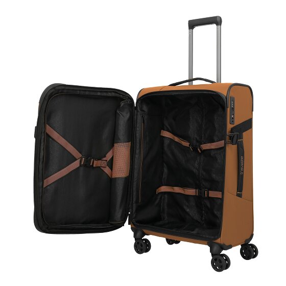 Travelite Briize 4 wheels Suitcase set 3-piece with expansion pleat