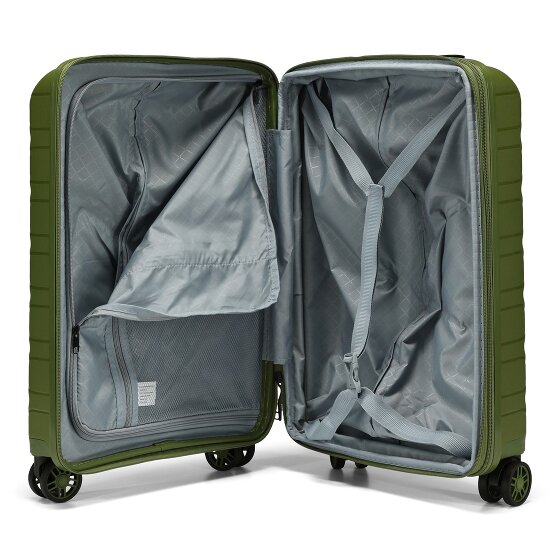 d&n Travel Line 4700 4 wheels Cabin trolley 55 cm with expansion pleat
