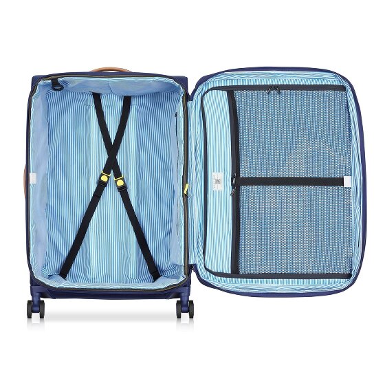 Delsey Paris Montmartre 3 4 wheels Trolley 76 cm with expansion pleat