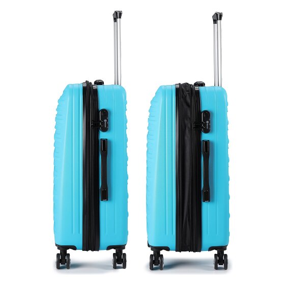 Benzi 5493 4 wheels Suitcase set 3-piece with expansion pleat