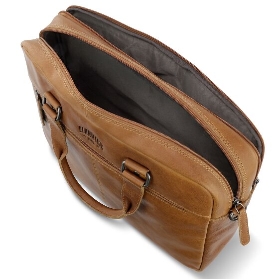 Klondike 1896 Gold Brain briefcase leather 35 cm laptop compartment