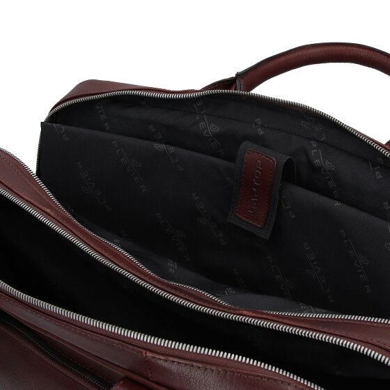 Plevier Vintage Larry Briefcase Leather 40 cm Laptop compartment
