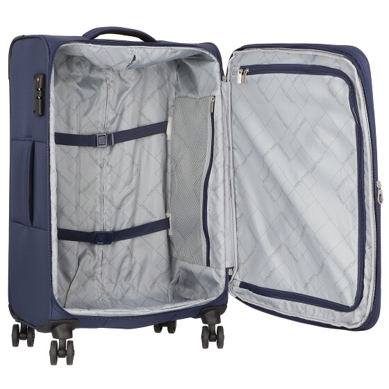 Worldpack Dublin 4 wheels Suitcase set 3-piece with expansion pleat