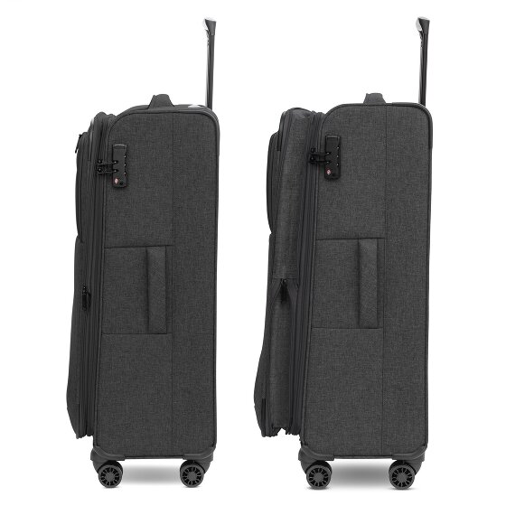 Redolz Essentials 12 LARGE 4 wheels Trolley 79 cm with expansion pleat