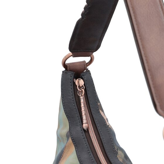 Anekke Shoen Brown Shoulder Bag 36 cm