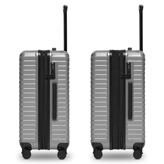 Redolz Essentials 18 4 wheels Suitcase set 3-piece with expansion pleat