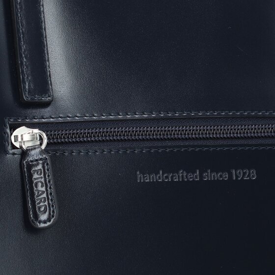 Picard Black Tie Black Tie Handbag Leather 29 cm