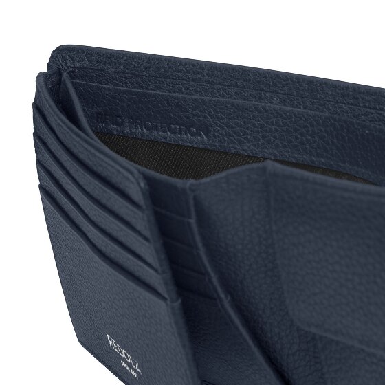 Redolz Leather Essentials QF wallet RFID leather 12 cm fold-out