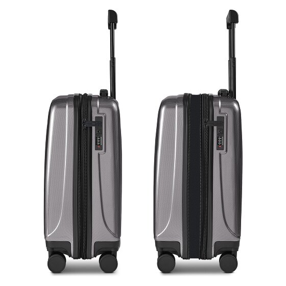 Police New York 4 wheels Cabin suitcase S 54 cm Expandable